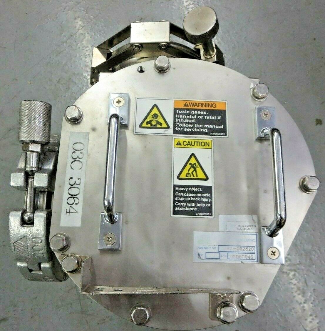 TEL-Unity-EP 3M87-032820 Tin Trap Gas Chamber w/ Roller Wheels