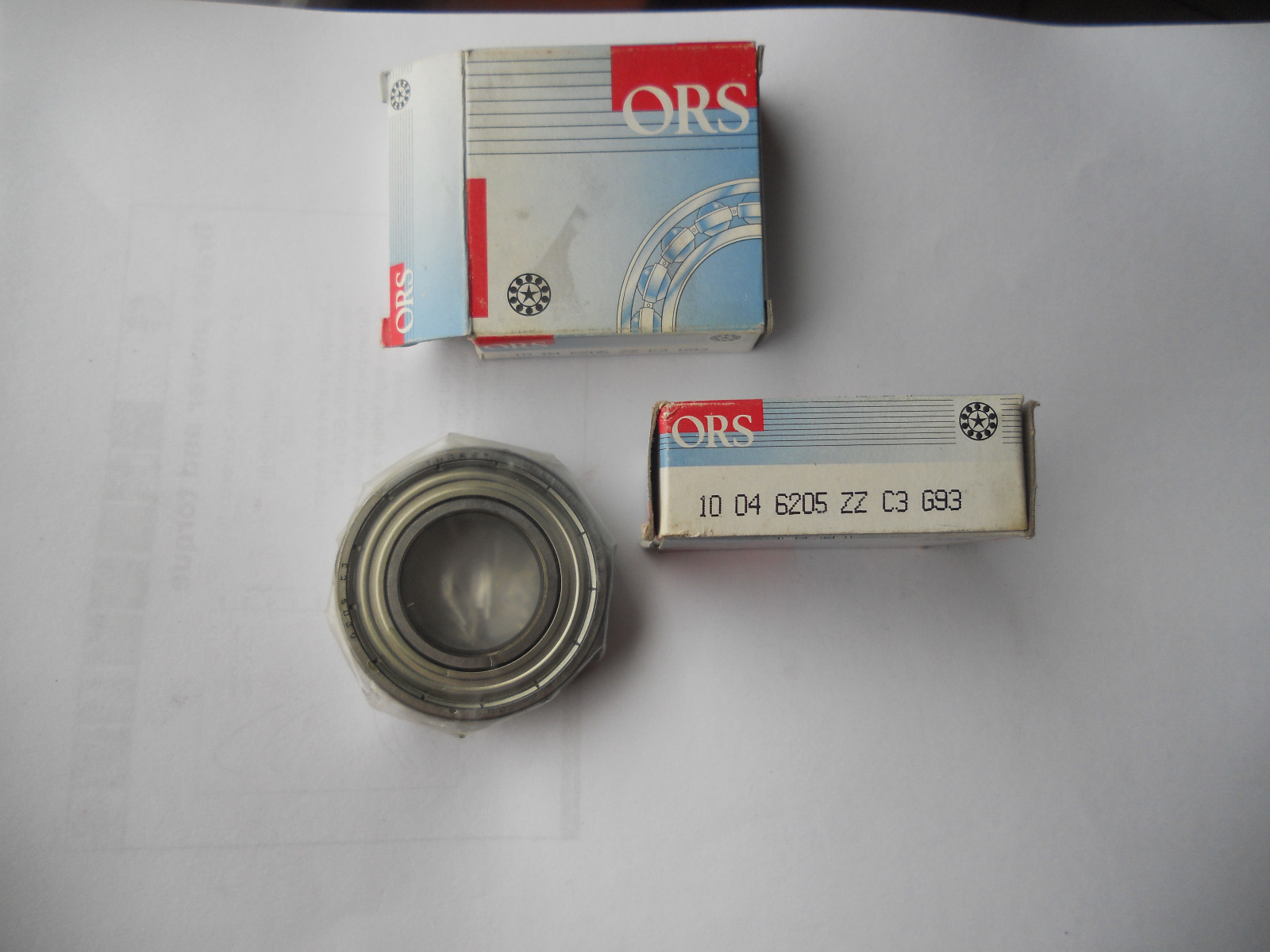 7pc Lot NEW ORS 6205 ZZ C3 Single Row Radial BEARING 25 x 52 x 15 mm