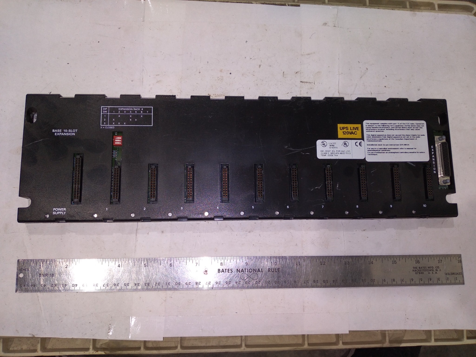 IC693CHS392G 10 SLOT EXPANSION EMI ENHANCED 120VAC
