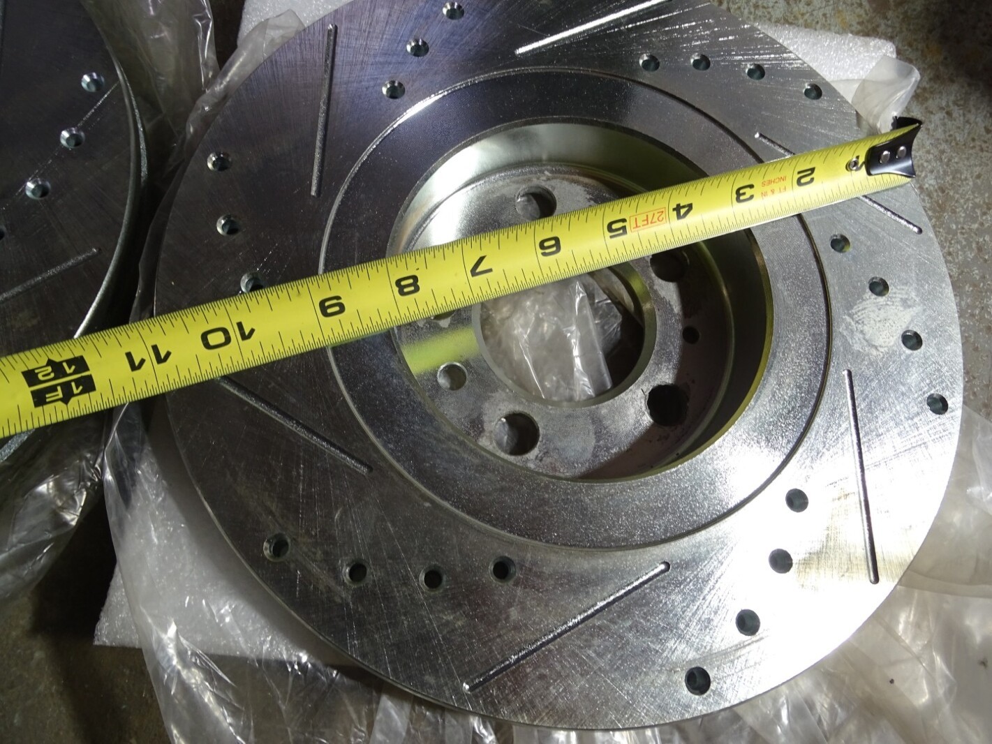 A-PREMIUM 98-06 VW Beetle, Drilled & Slotted Disc Brake Rotors , EBR615XPR