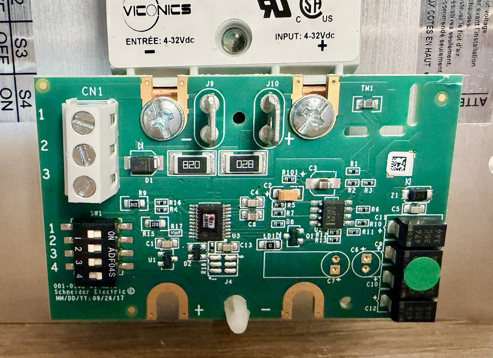 Viconics Electric R820-641-REV2 SCR Power Controller 600 V 45 A