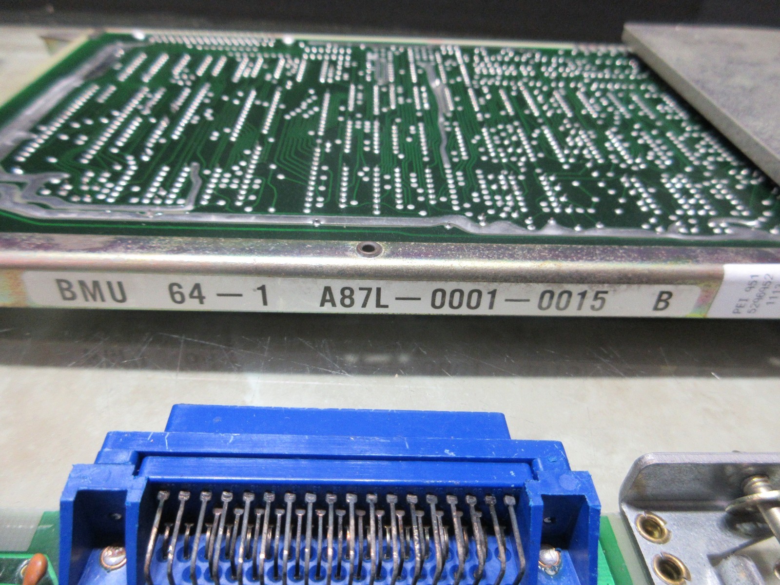FANUC HITACHI BUBBLE MEMORY UNIT BMU 64-1 A87L-0001-0015 REV.B CNC EDM