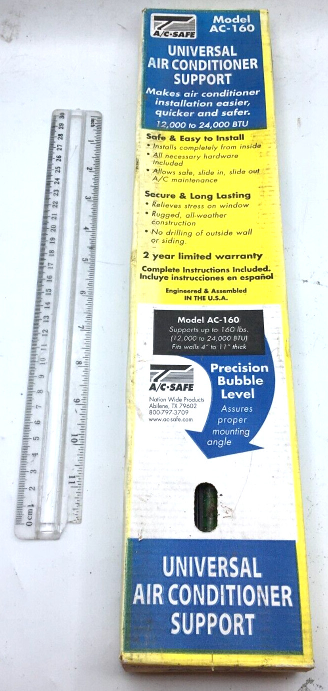 A/C Safe Universal Air Conditioner Support Bracket 12,000 to 24,000 BTU AC-160