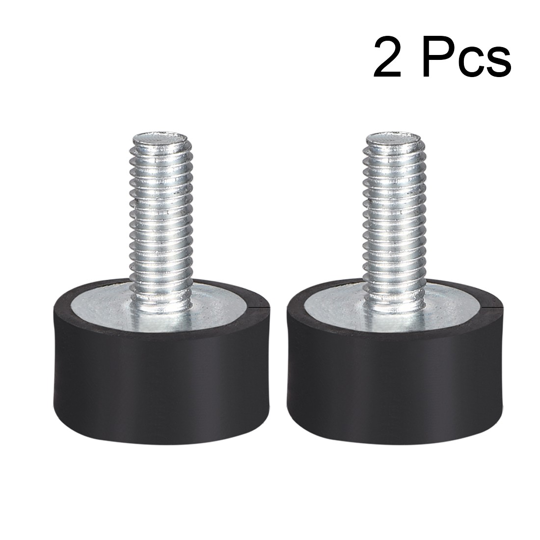 M6 Rubber Anti Vibration Isolators Mounts Shock Absorber D20mm x H10mm 2pcs
