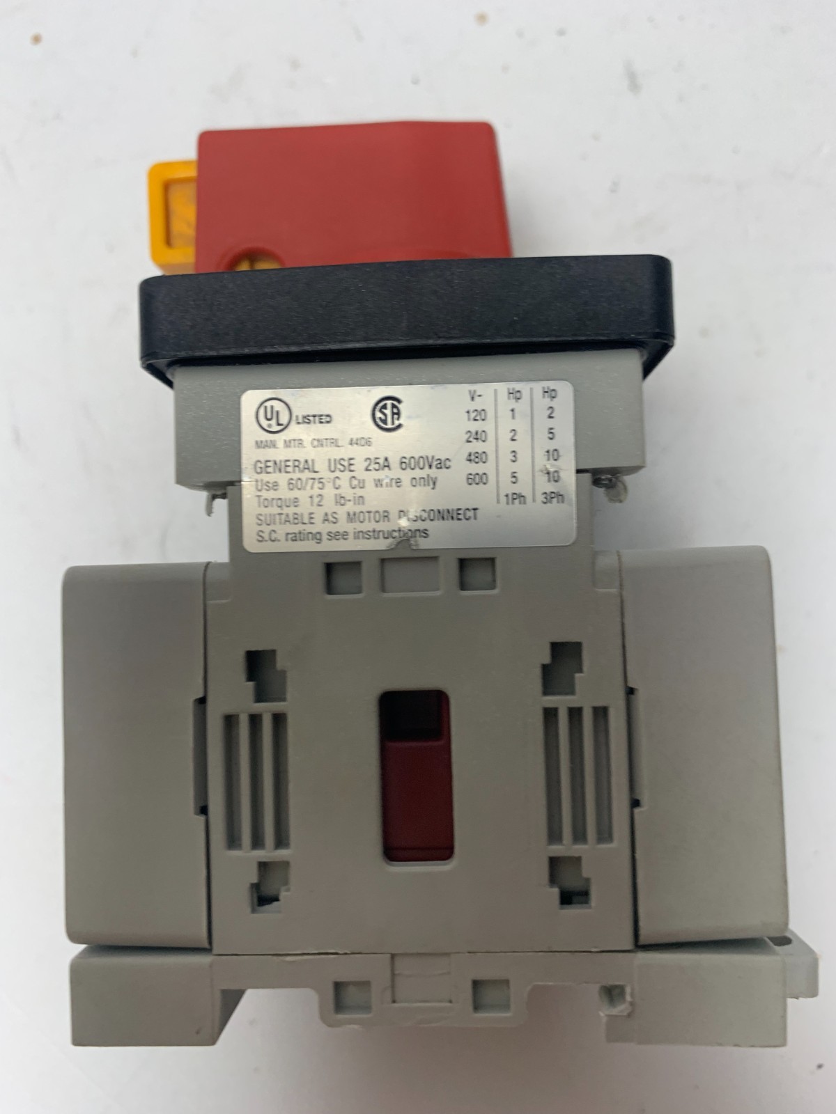 Nice! ALLEN BRADLEY SERIES B LOAD SWITCH 194E-E25-1753 with Handle