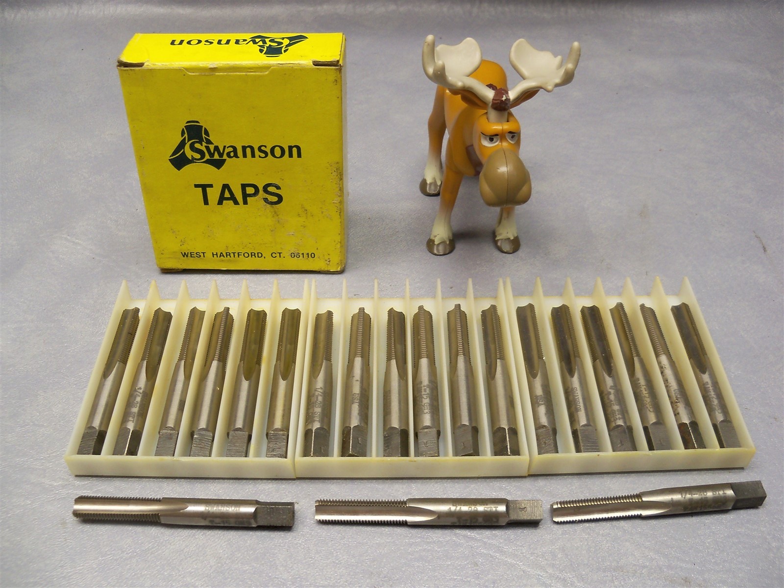 1/4-28 GH3 Swanson Taps 3 Straight Flutes – Lot of 21