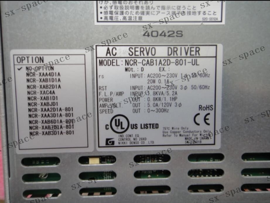 1PCS NCR-CAB1A2D-801-UL 100% tested by DHL or FedEx