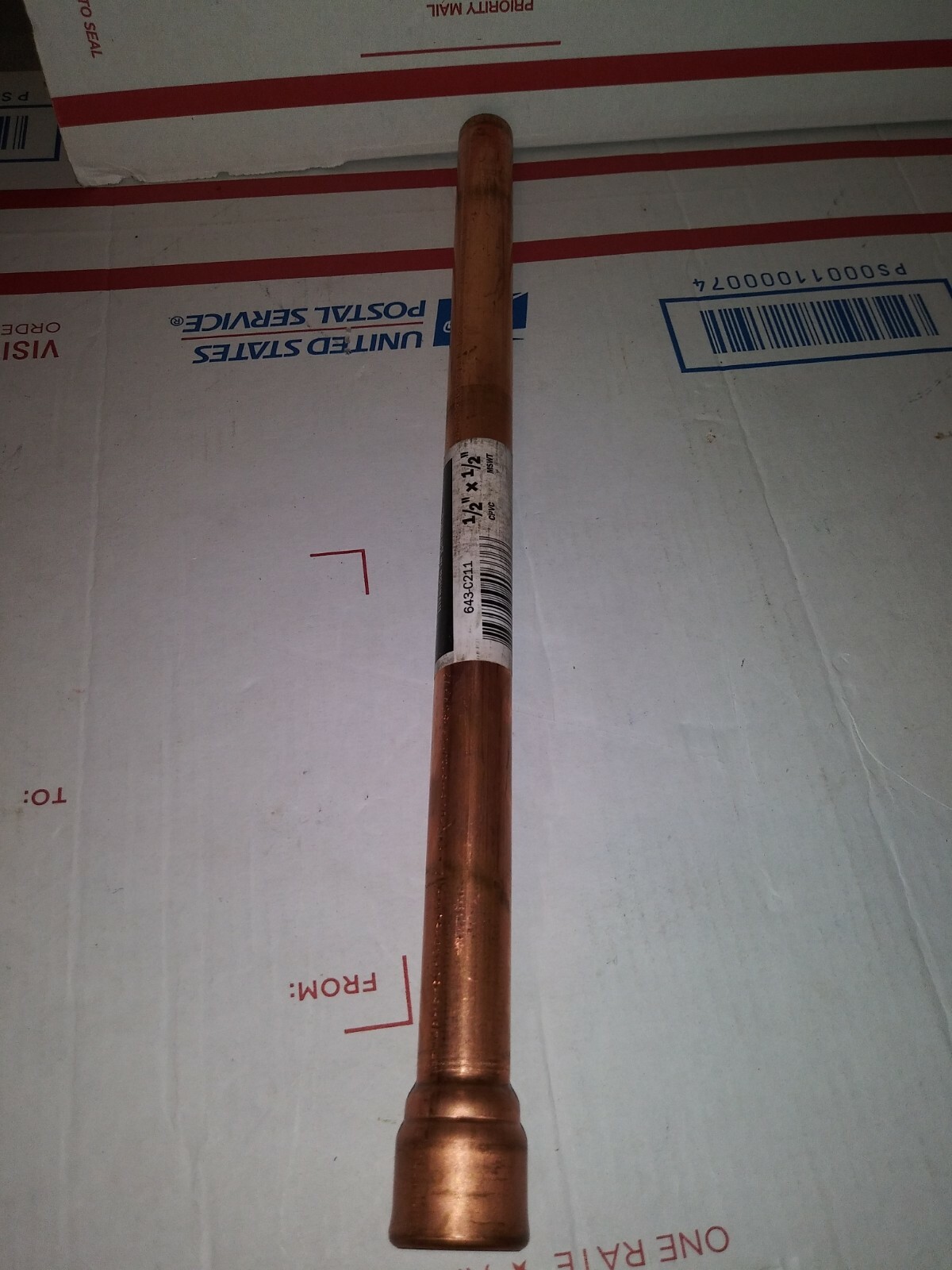 Sioux Chief 643-C211 Adapter Stub Out 1/2″ x 1/2″ x 11″