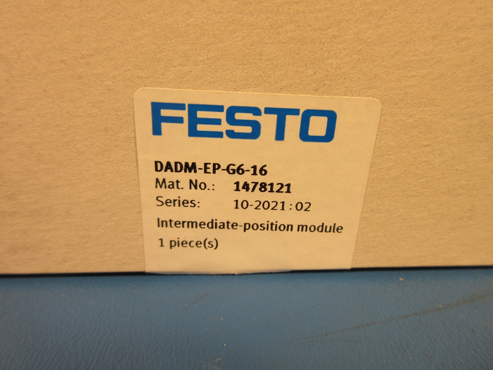 Festo DADM-EP-G6-16, 1478121 Intermediate Position Module
