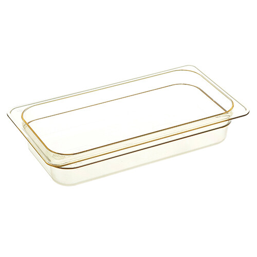 Hot Pan Third x 2 1/2 In Amber