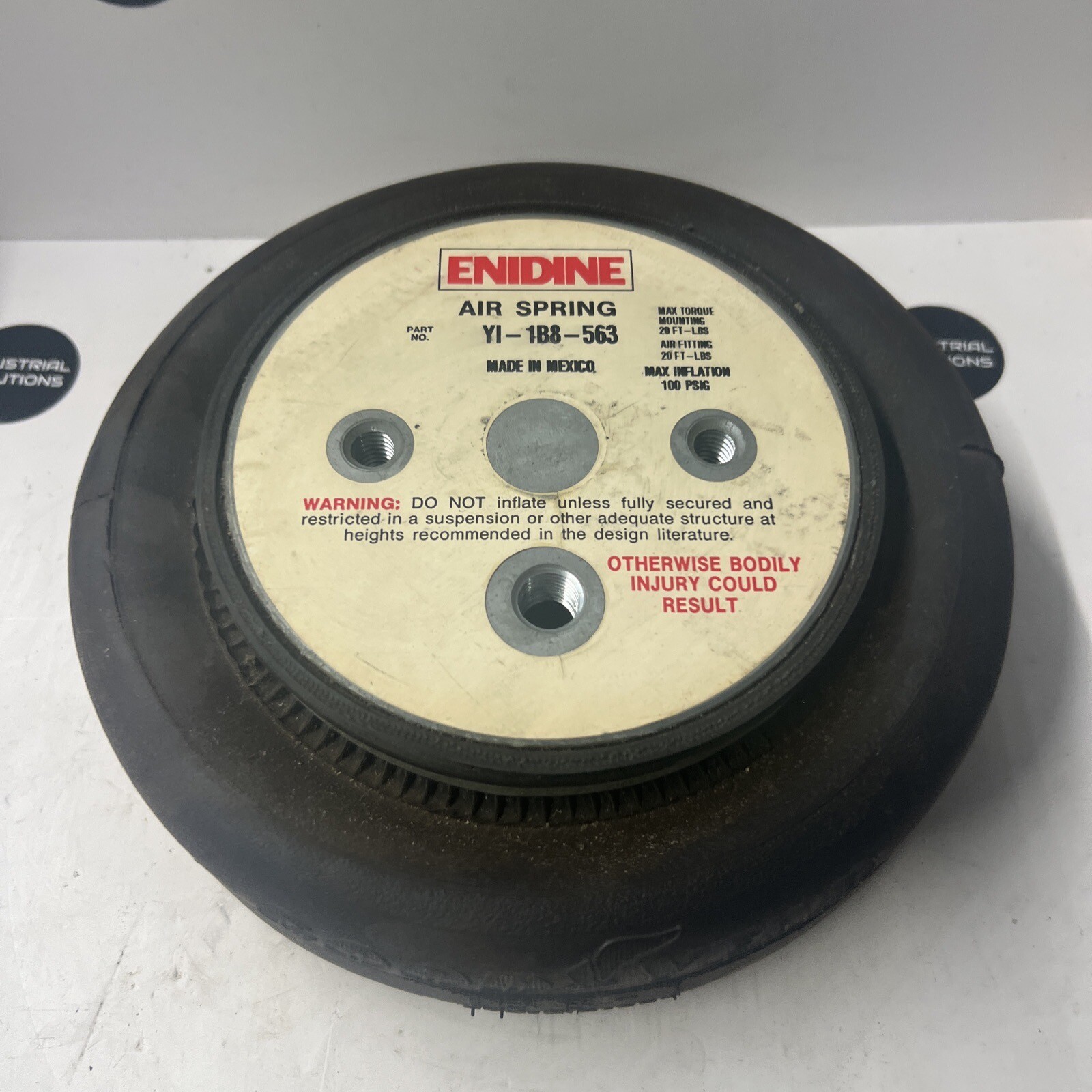 ENIDINE AIR SPRING , YI-1B8-563 100PSIG NEW