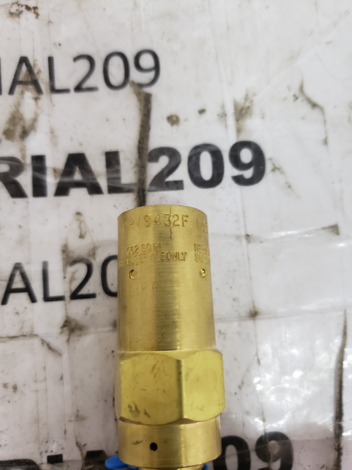 REGO CYRO PRV9432F RELIEF VALVE 1/4 NPT