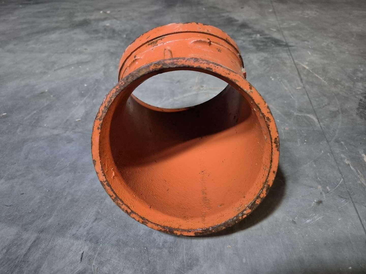 SHURJOINT 7111 6″ Grooved 45° Elbow Fitting, Ptd. Orange – Parts & Components