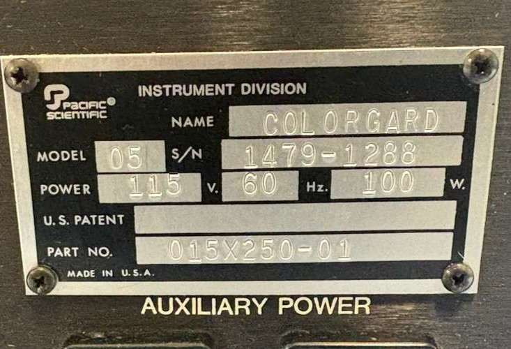 Pacific Scientific Colorgard Colorimeter System 05 w/ Epson Portable Computer