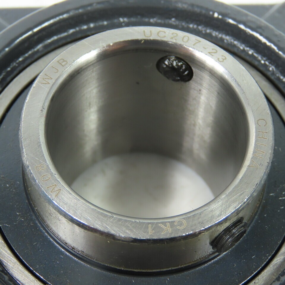 WJB F207 4-Bolt Flange Mount Ball Bearing 1-7/16″ Bore