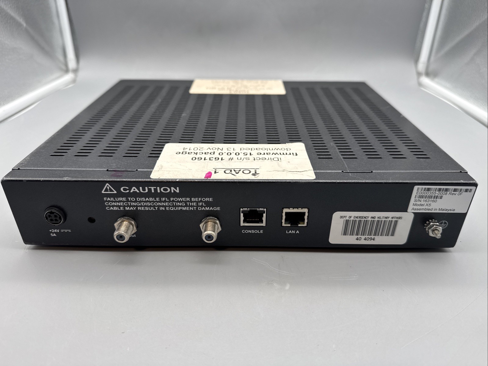 iDirect Evolution X5 Satellite Router VSAT Modem Network Appliance X5