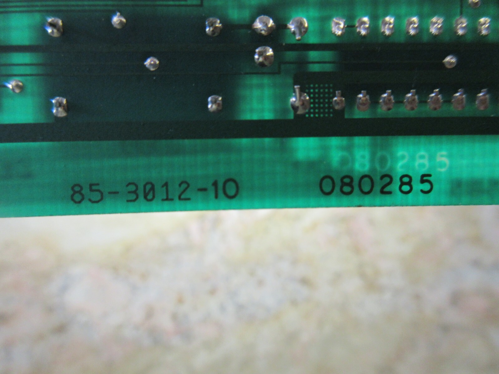 ZENITH DATA SYSTEMS VIDEO/FLOPPY BOARD 110784 85-3012-11 010 080285