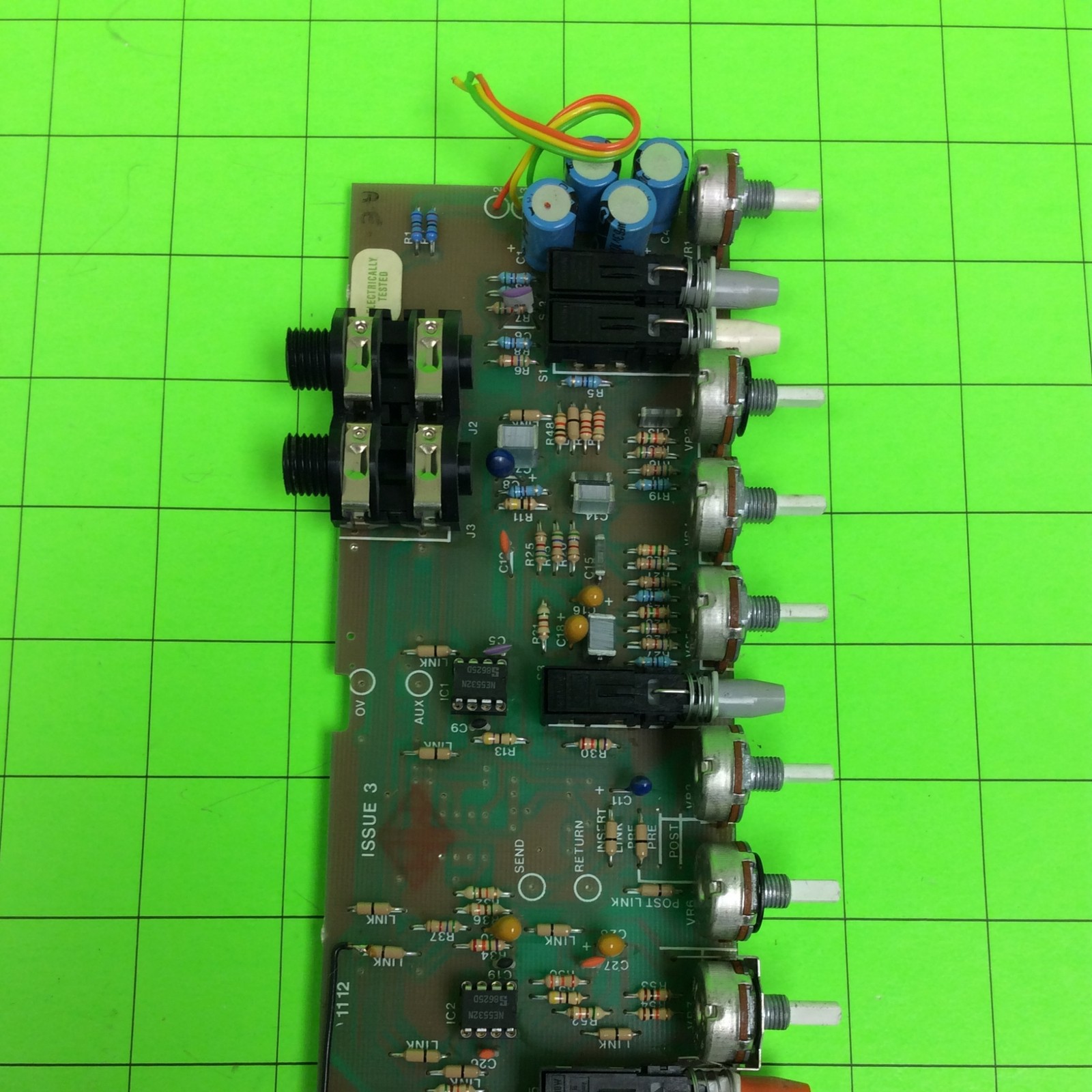 Hill MM1X Audio Mixer Input Board 2 (2 Port)