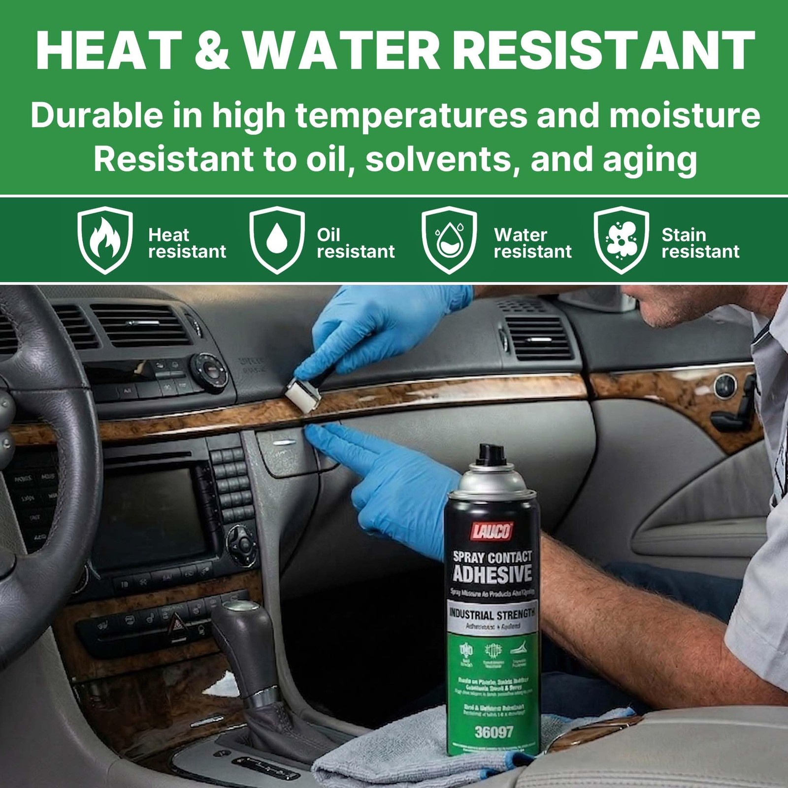 LAUCO Wax & Grease Remover Spray 13 oz, Pack of 1, Automotive Paint Prep