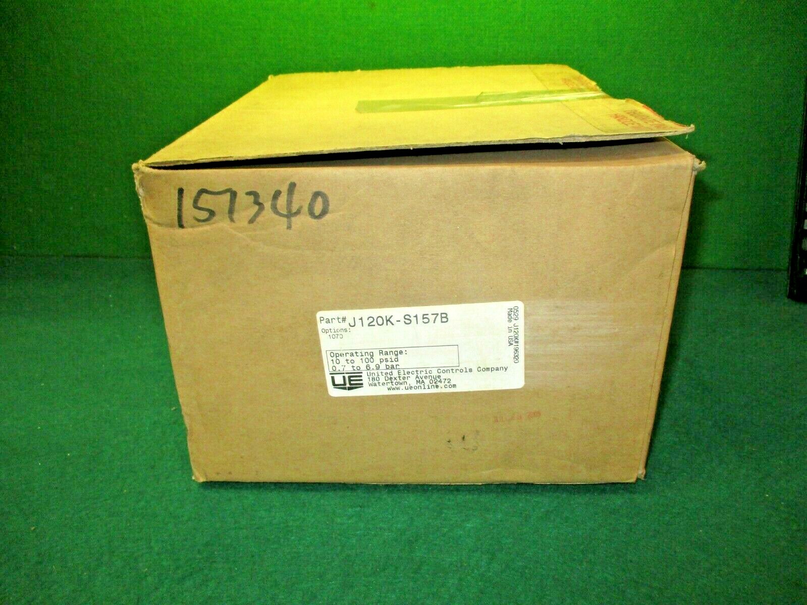 New UE United Electric J120K-S157B Differential Pressure Switch