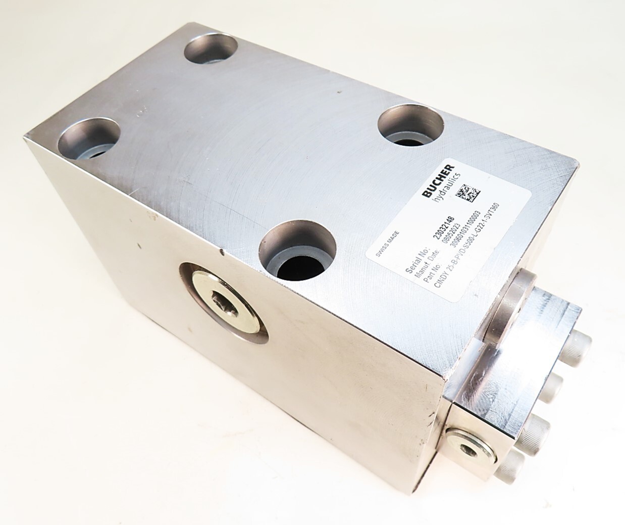Bucher CINDY 25-B-PVD-S500-L-G22-1-SVT360 300601031100003 Hydraulic Valve NEW