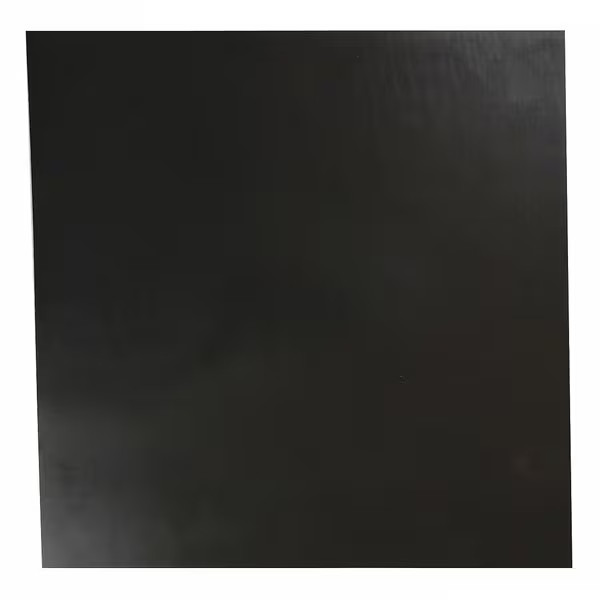 Manufacturer Varies 1/32″ Comm. Grade Buna-N Rubber Sheet, 12″x12″, Black, 70A