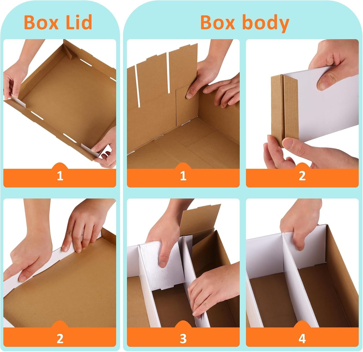 Card Storage Box,3 Rows about 2400 Count Collector Cards Box with Divider,Tradin