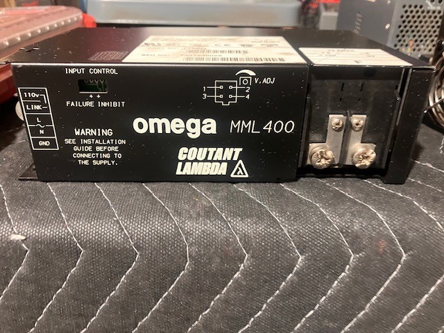 ✅ LAMBADA COUTANT OMEGA MML 400 POWER SUPPLY E20801