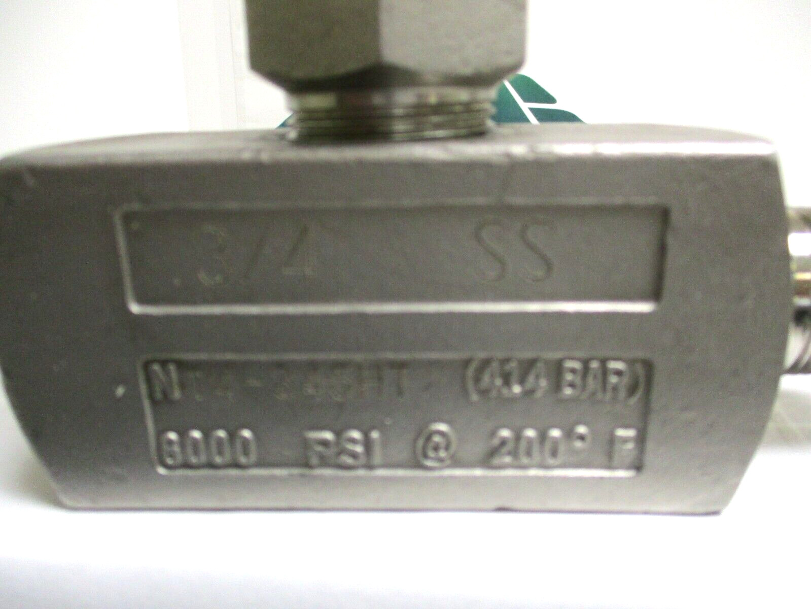 KF , 3/4″ NPT SST NEEDLE VALVE, N14-345HT , 6000 PSI