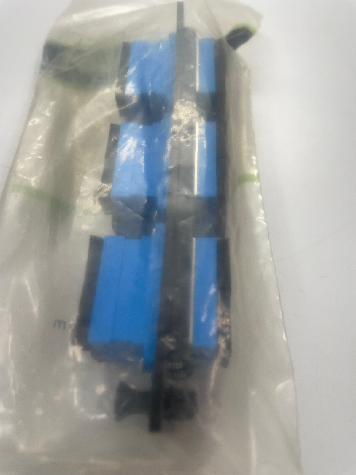 6-SC-Duplex (12 fibers) multimode aqua adapters with ceramic alignment sleeves
