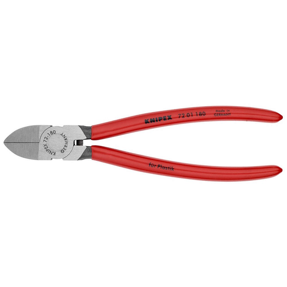 KNIPEX 72 01 180 Diagonal Cutting Plier,7-1/4″ L 10T988