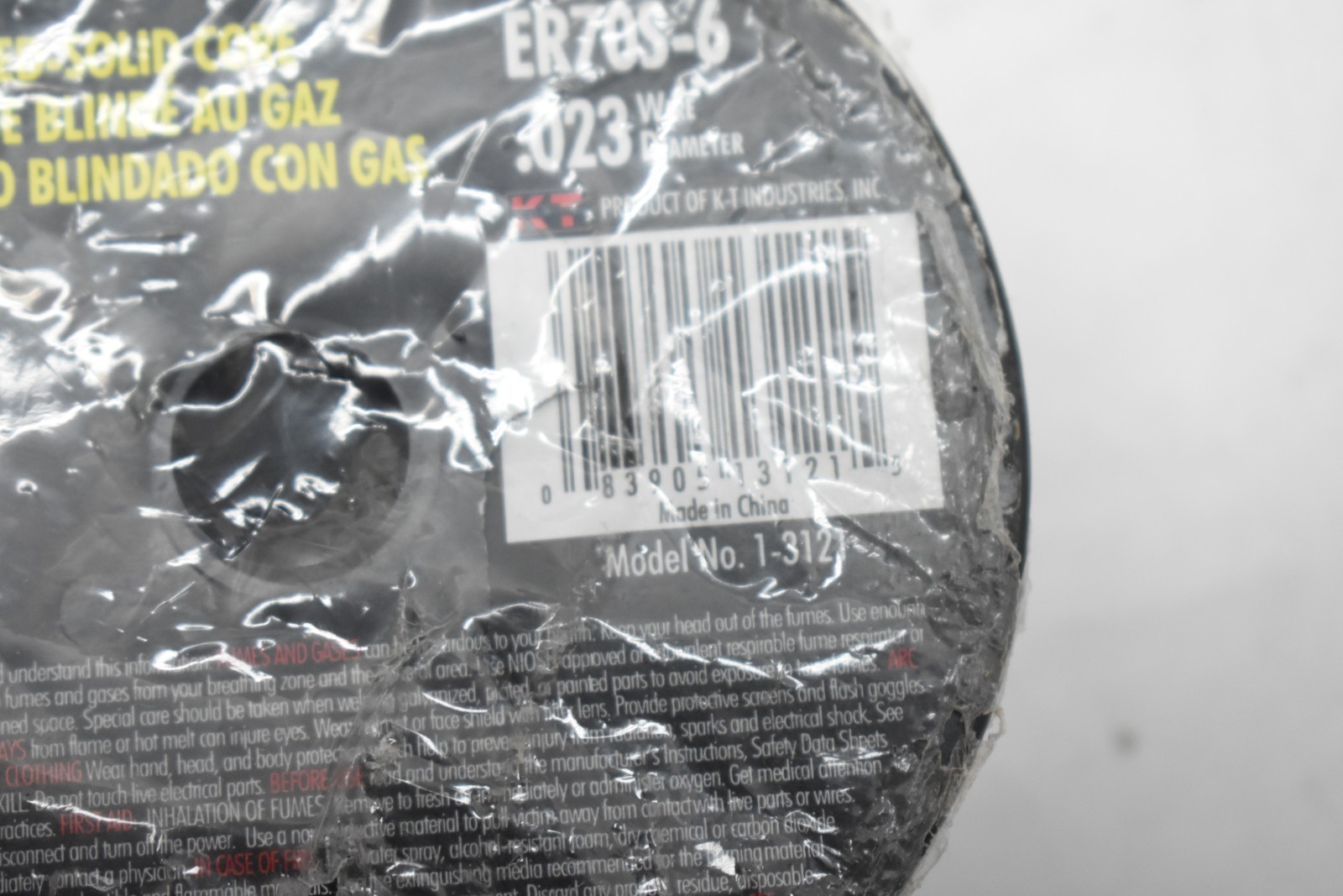Industries Gas Shielded Solid Core Mild Steel .023″ 2lb ER70S-6 1-3121