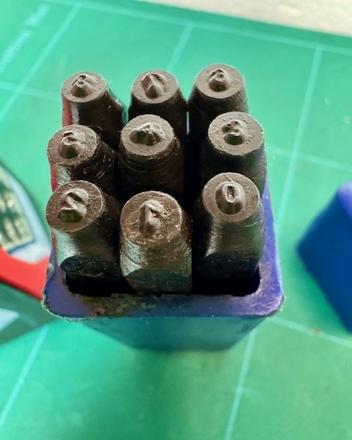 Number Punch Set 1/16″ BARGAIN CLEARANCE PRICE