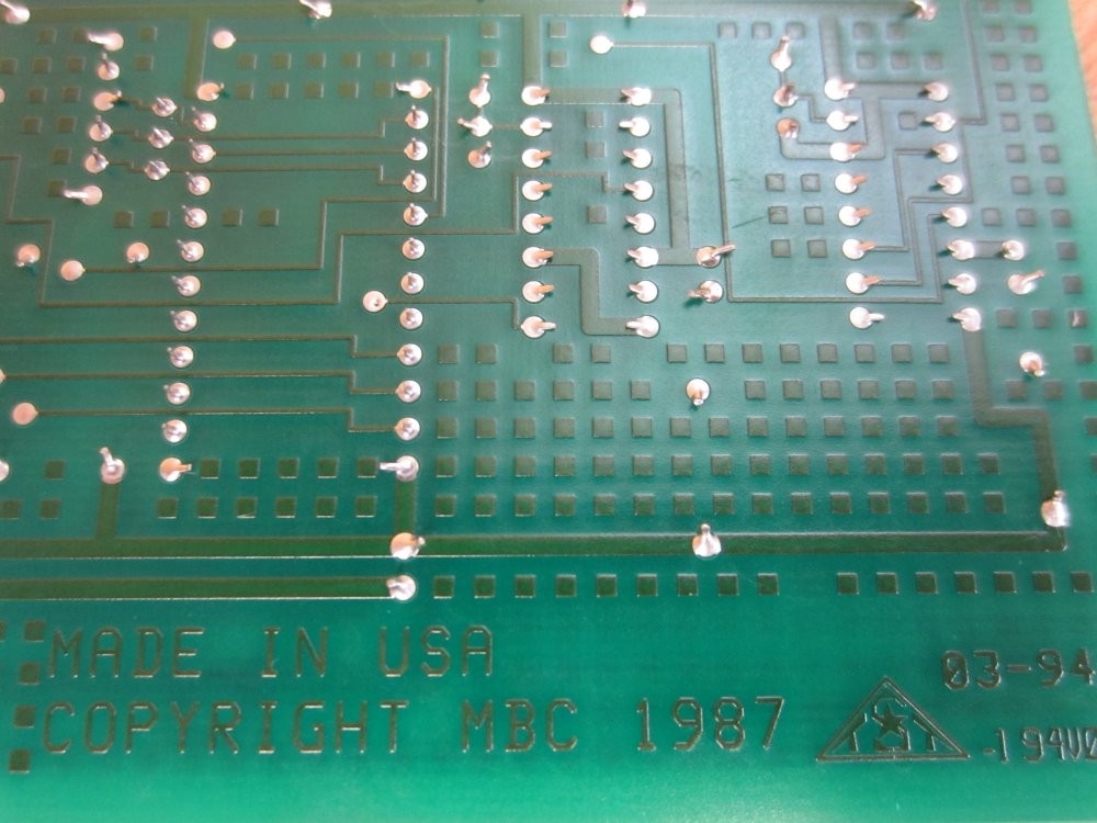 MBC MID-64 Circuit Board 14033 PC6332 W/O Adapter Bar