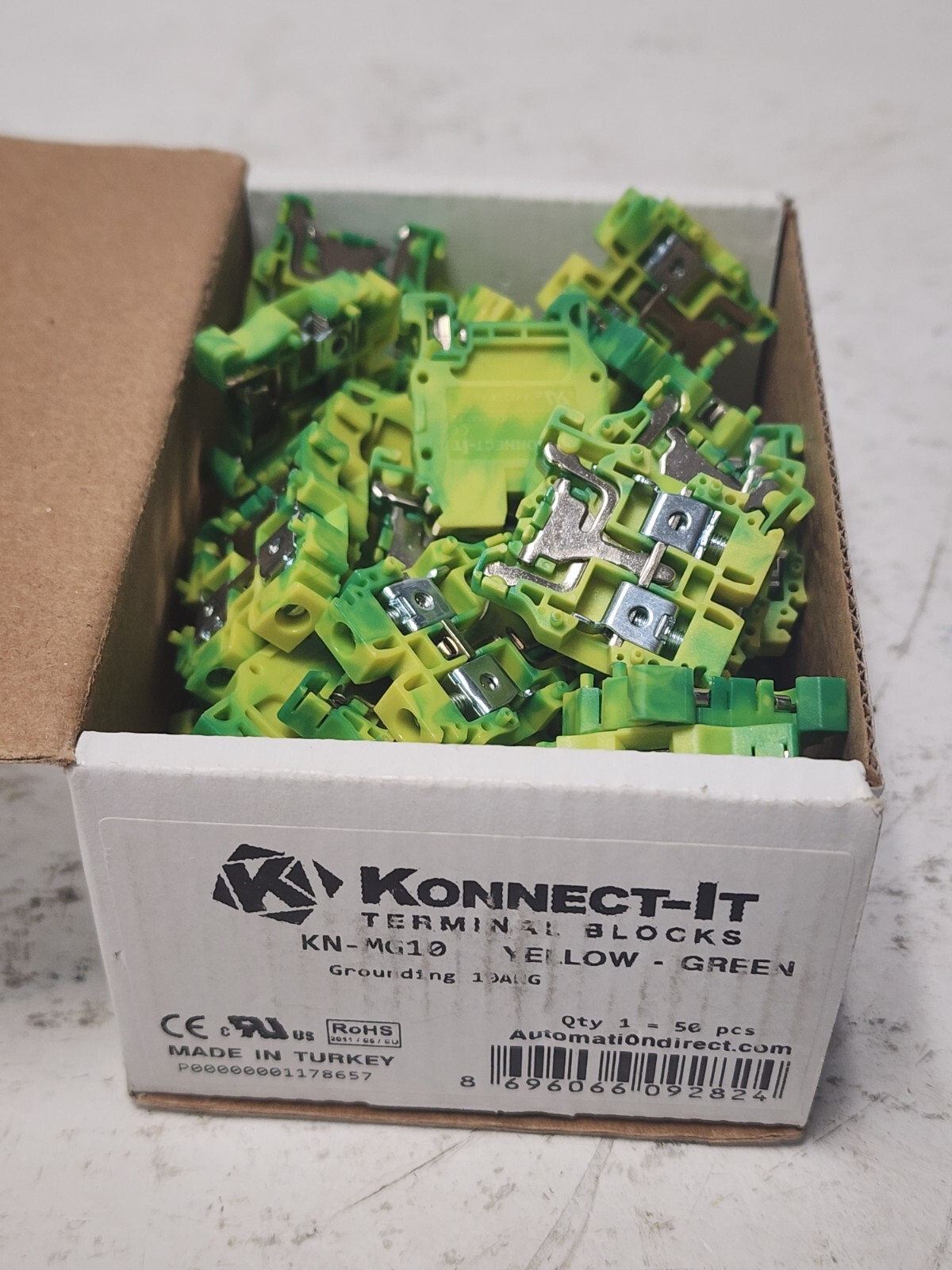 Lot of 48 Konnect-It KN-MG10 New Terminal Blocks KNMG10