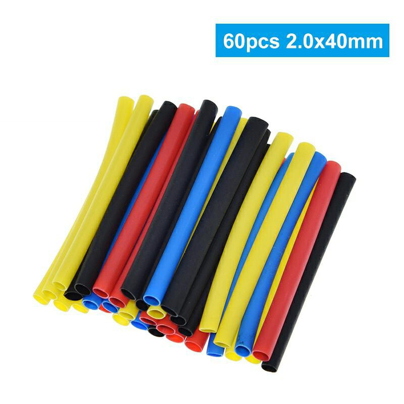 328 Pcs Heat Shrink Tubing 5 Colors 8 Sizes Assorted Tube Wrap Sleeve Set Combo