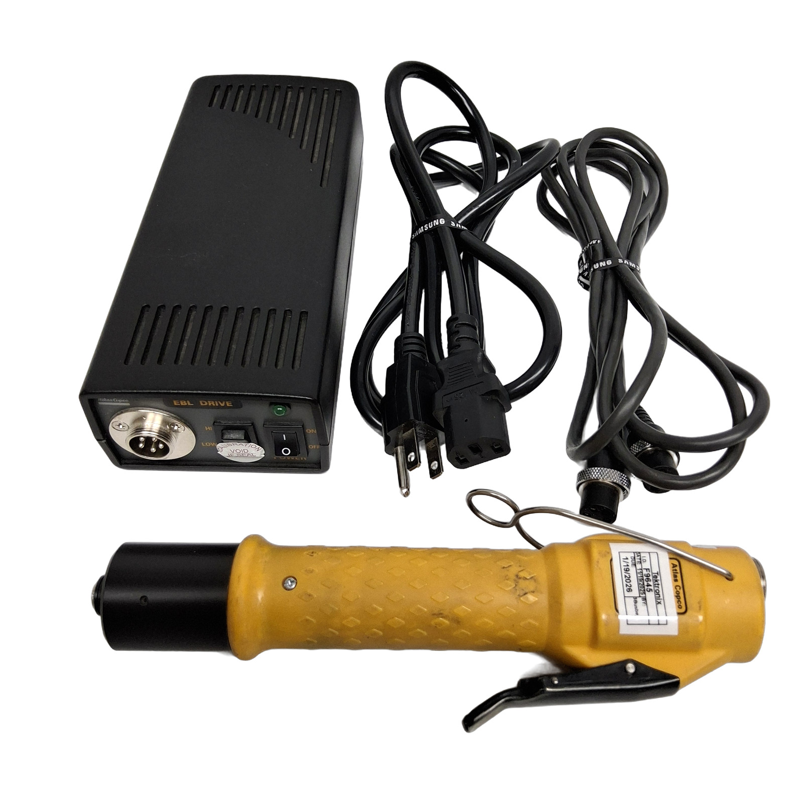 Atlas Copco EBL12 Electric Clutch Screwdriver 9 in-lb EBL Drive PS Controller