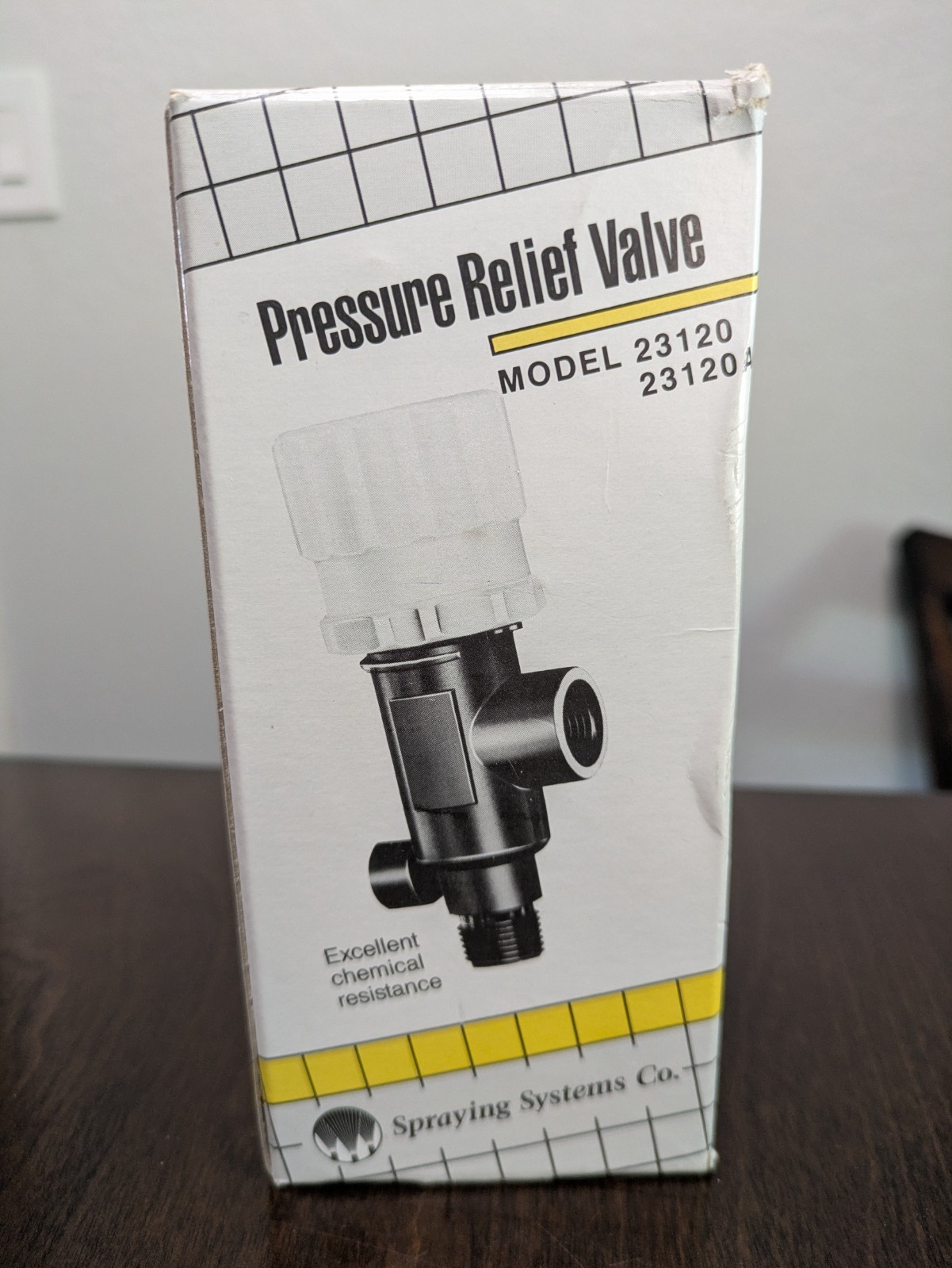 Spraying Systems Co. 23120 Pressure Relief Valve 3/4″ NPT EDPM O-Ring