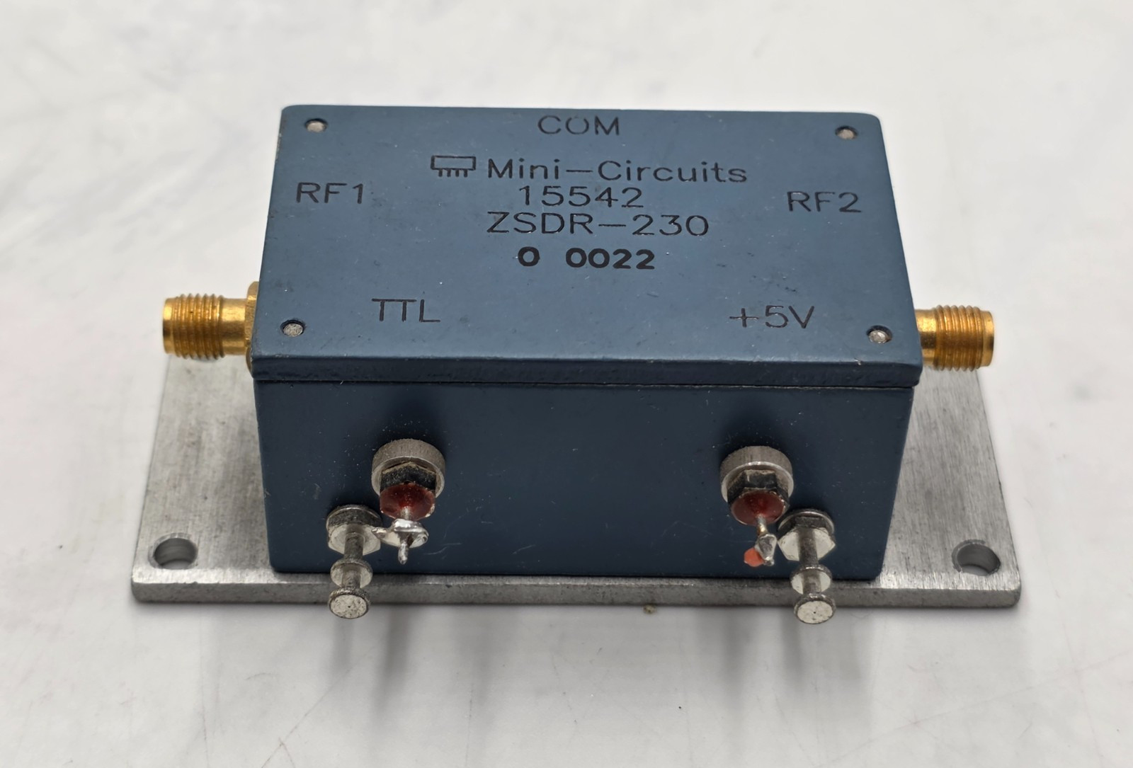 COM MINI-CIRCUITS 15542, ZSDR-230 10-3000MHz SMA RF Coaxial Microwave Switch