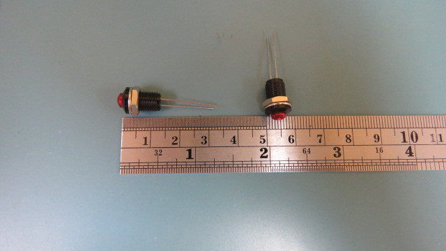 Spectrol SLB0376R Qty of 8 per Lot LAMP Spectro LED in panel mount holder