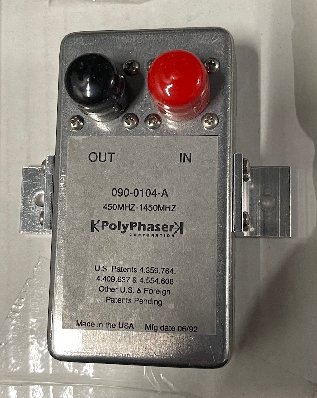 POLYPHASER 090-0104-A IMPULSE SUPPRESSOR (450Mhz – 1450Mhz)