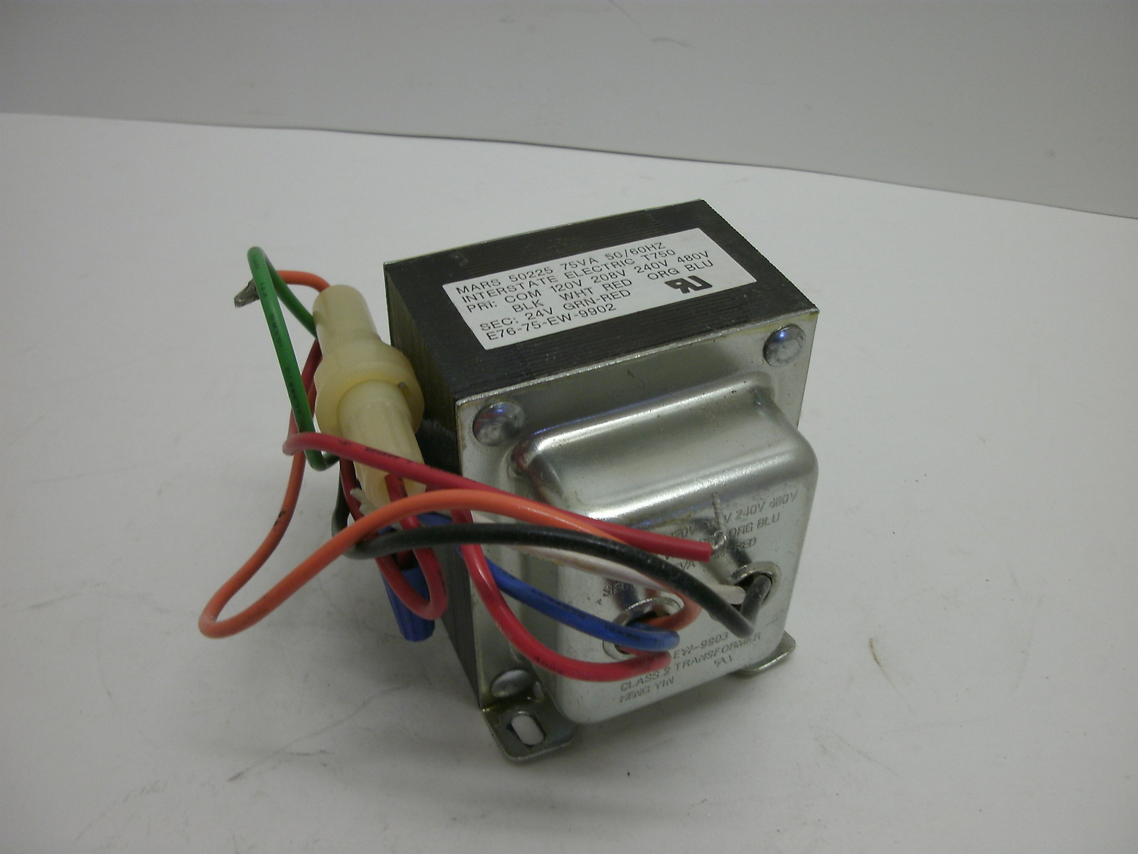 MARS T750 INTERSTATE ELECTRIC CONTROL TRANSFORMER 50225 75VA SEC 24V NEW IN BOX
