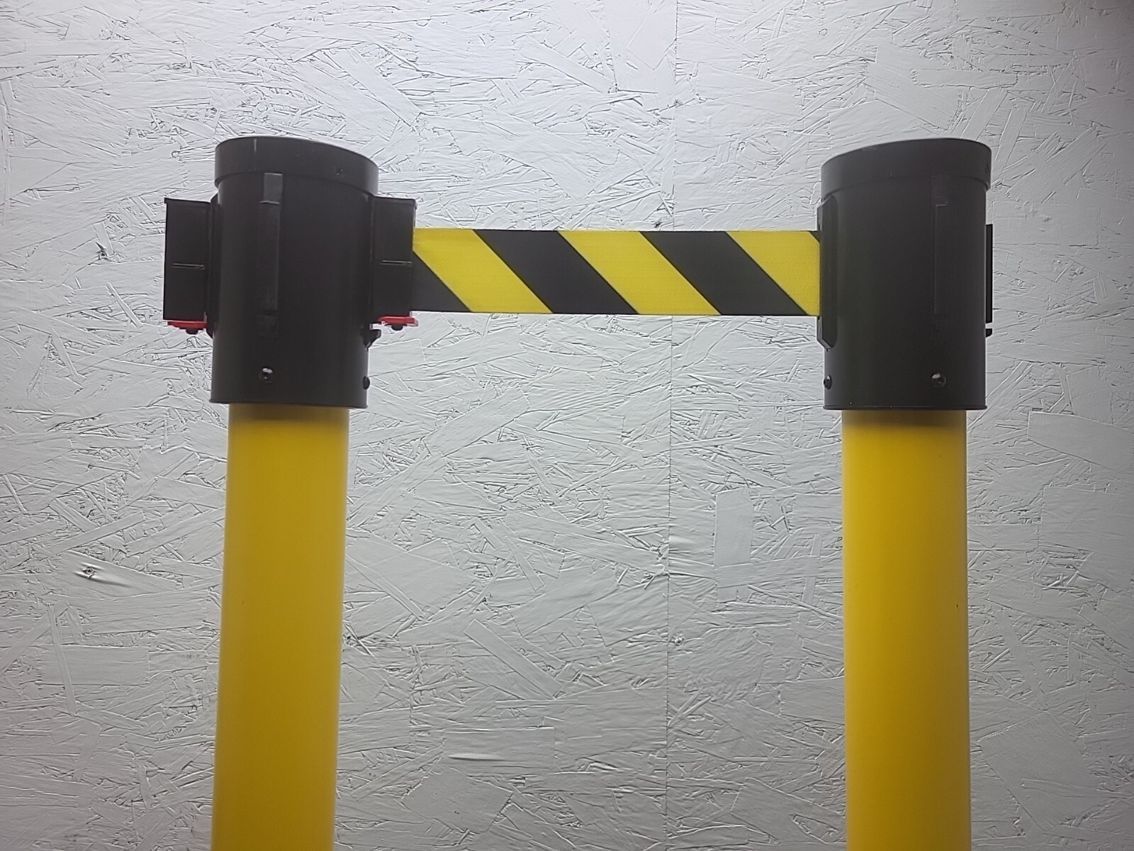 2 Pack Retracta-Belt 322PYW-BYD Barrier Post With Belt 40″ Height 15′ Length