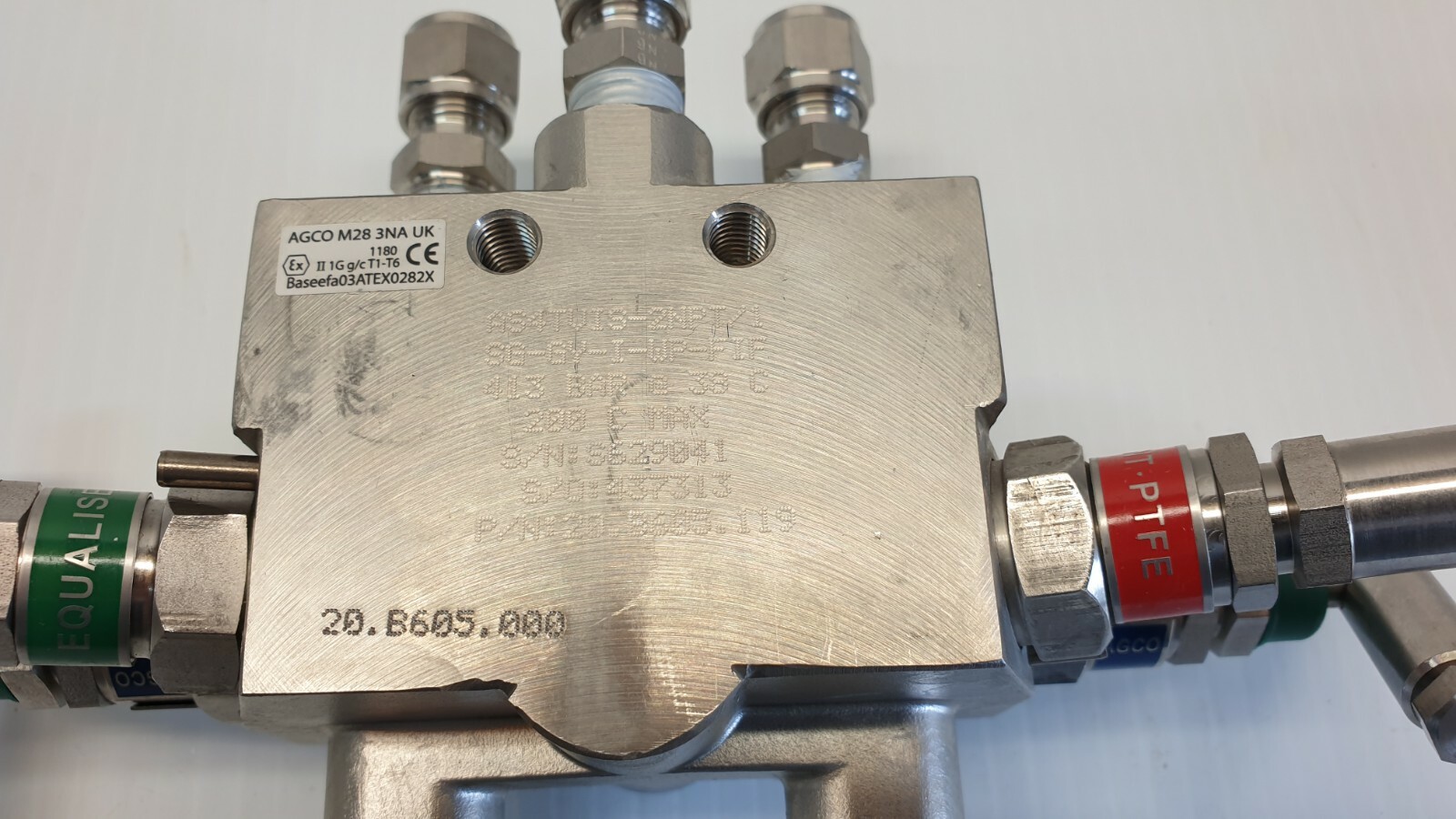 Anderson Greenwood ACGO AS4TVIS-2NPT/1 SG-GY-I-WP-FIF Manifold block assembly
