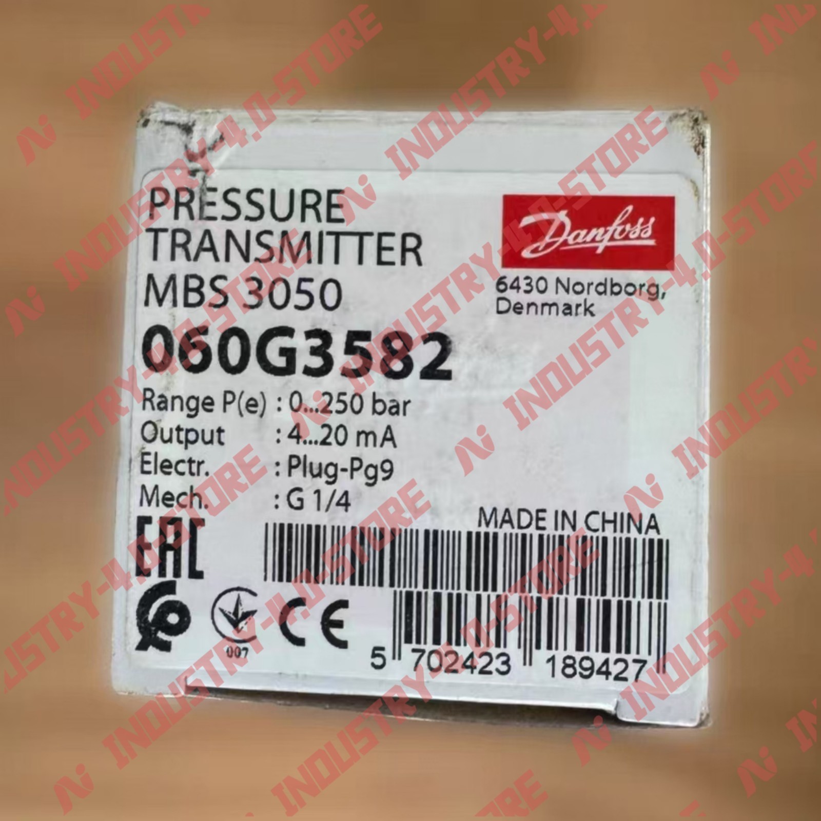 Danfoss 060G3582 MBS3050 Pressure Sensor#1pcs new in box