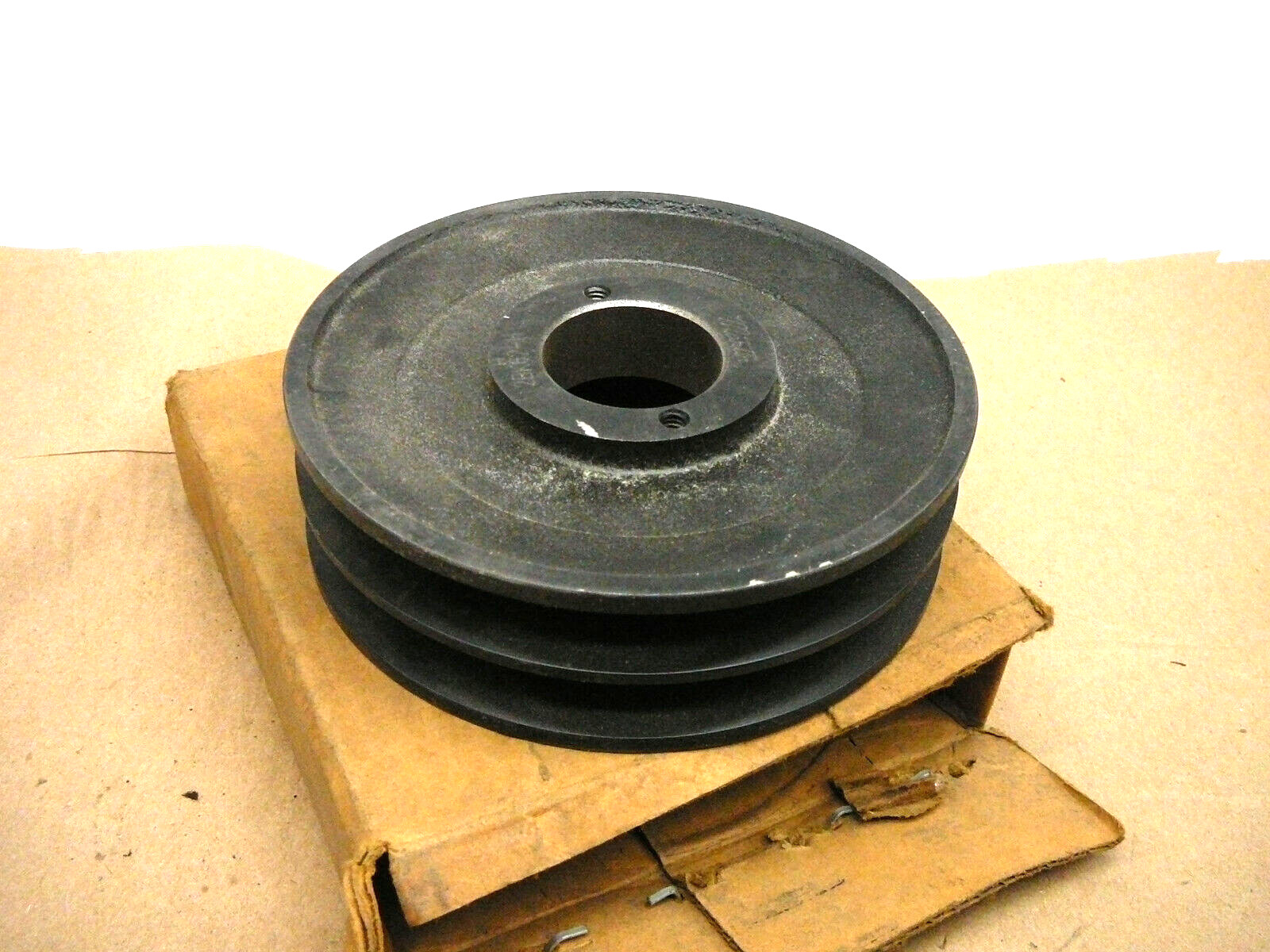 MARTIN V-BELT PULLEY 2BK62-H 2 GROOVE 5.2 PITCH DIA 5.95″ OD CAST IRON