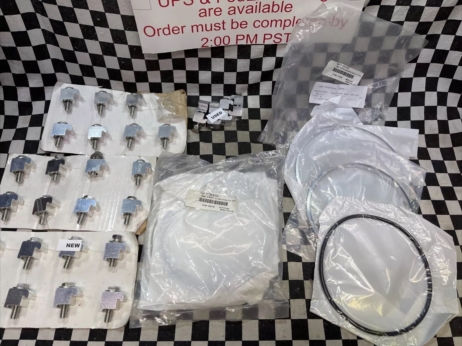 A&N 0080210701, Single Claw Flange Clamp, CENTERING RING ISO160 VIT304 LOT OF 29