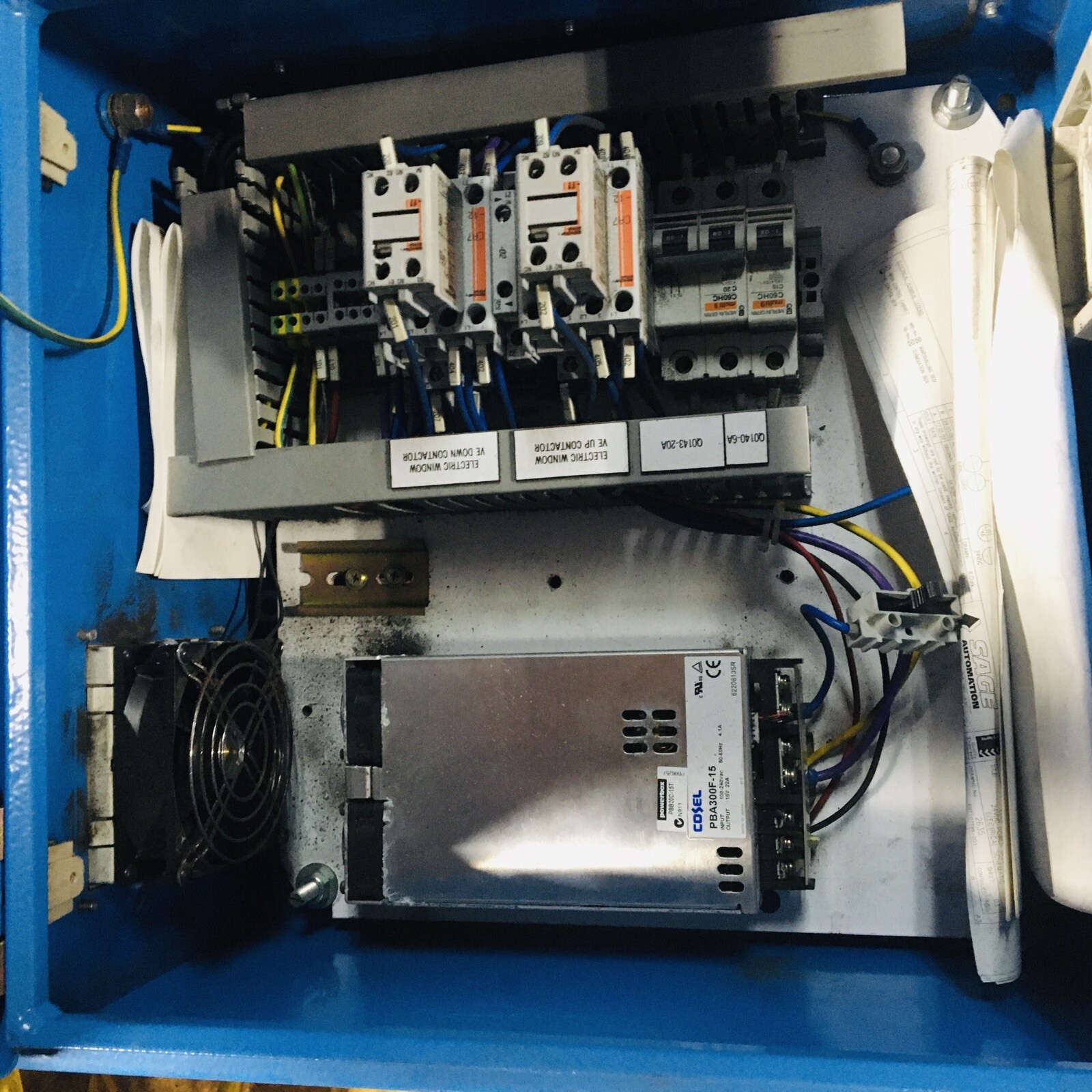 SAGE AUTOMATION FA4358 CLASSIC 110 WINDOW CONTROL POWER SUPPLY