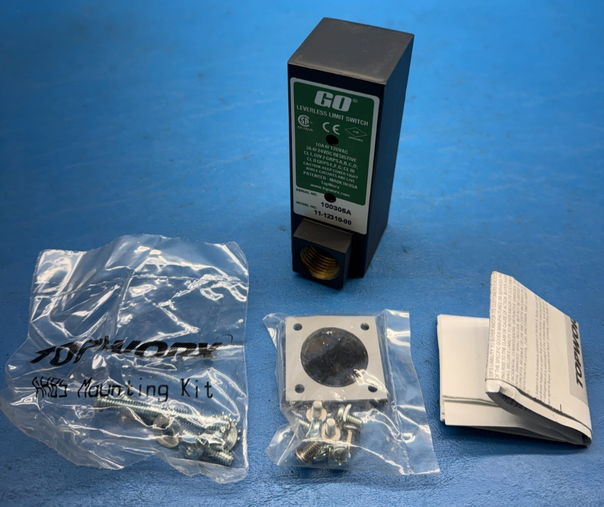 Topworx Go Switch 11-12310-00 120VAC 10Amps Leverless Limit Switch