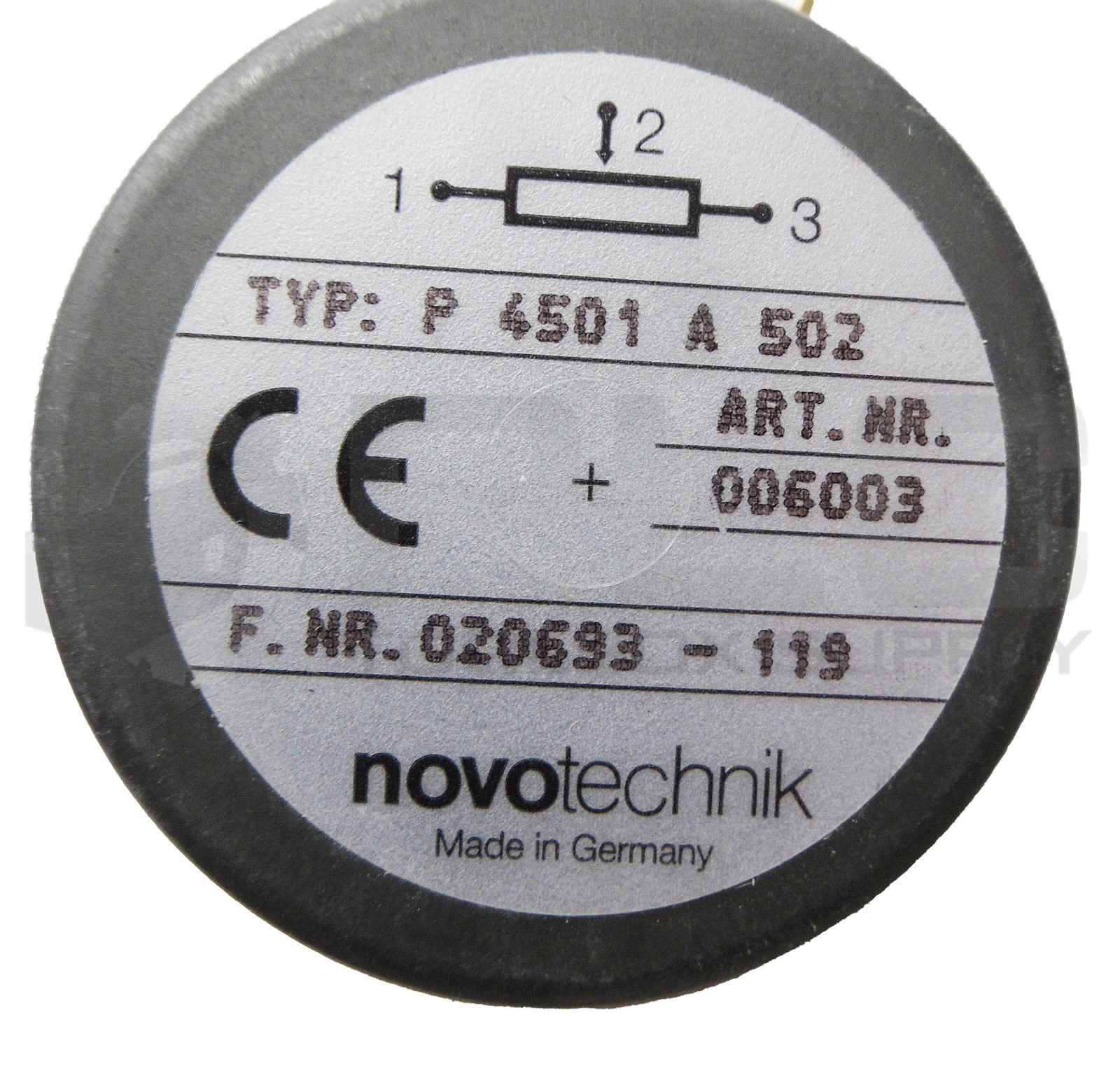 NEW NOVOTECHNIK P 4501 A 502 ROTARY SENSOR